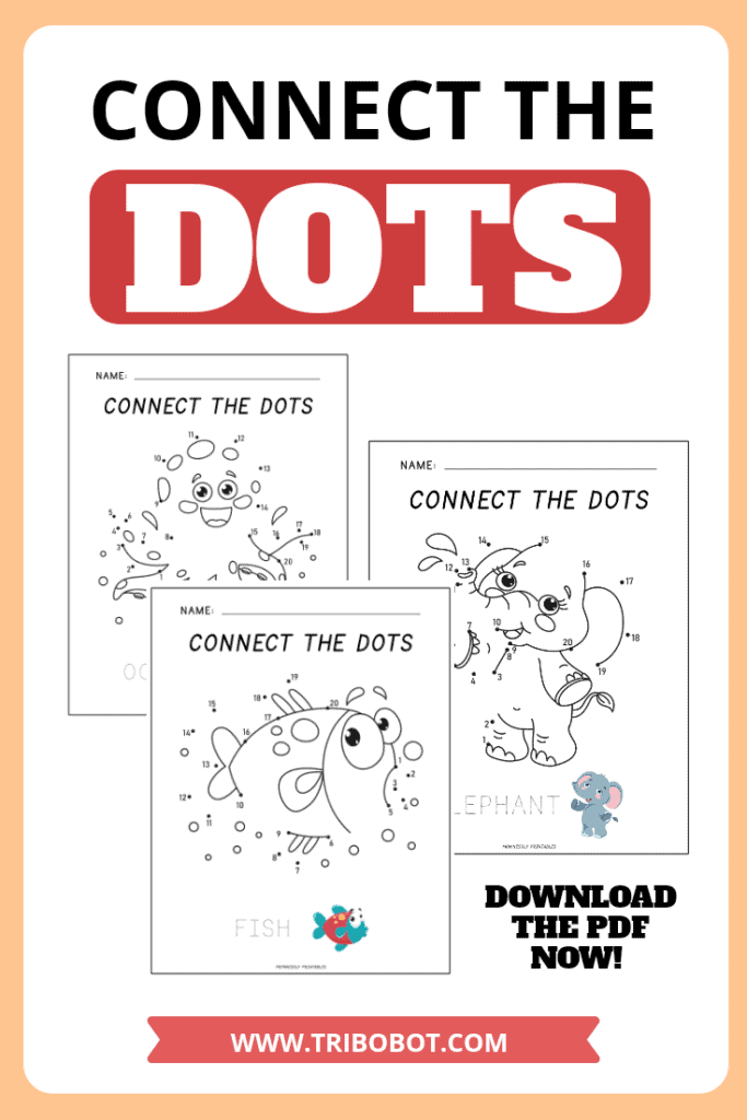 Connect the Dots Free Printable