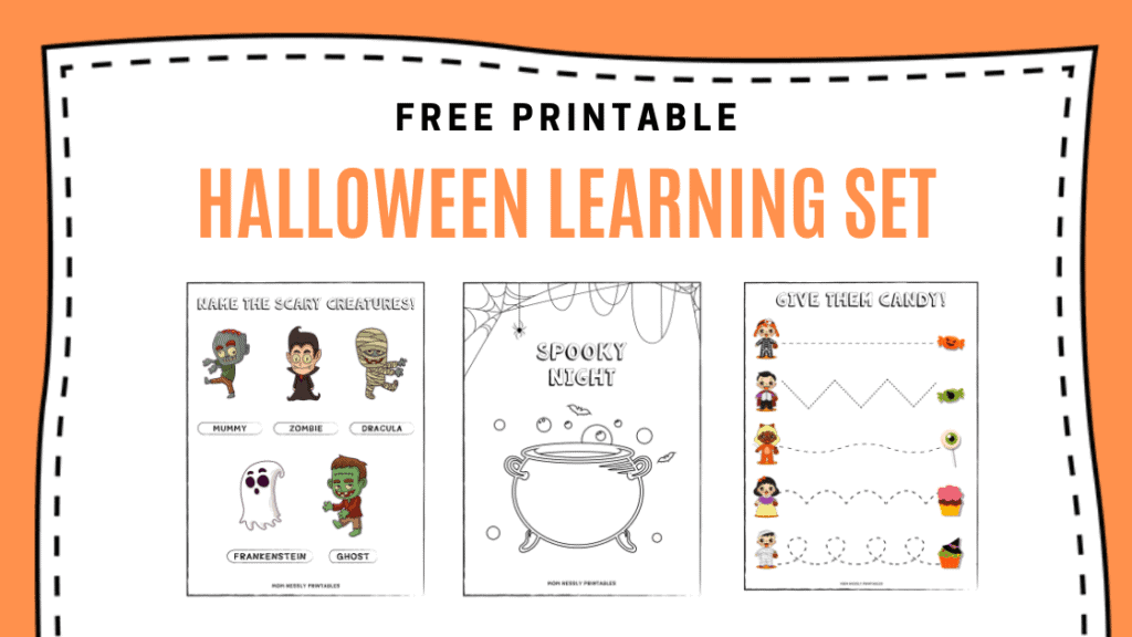 Free Halloween Printable for Kids - Tribobot x Mom Nessly