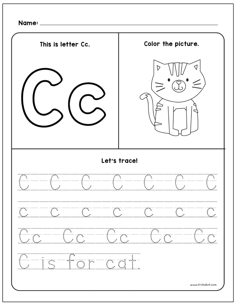 Free Alphabet Tracing Worksheets Mom Nessly