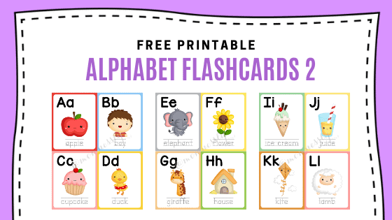 Free Printable: Alphabet Flashcards 2