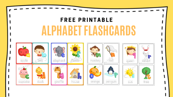 Free Printables Alphabet Flashcards