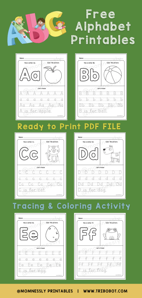Letter Tracing Worksheets Pinterest Pin Mom Nessly