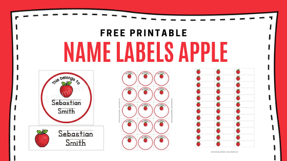 Name Labels Board Free Printable