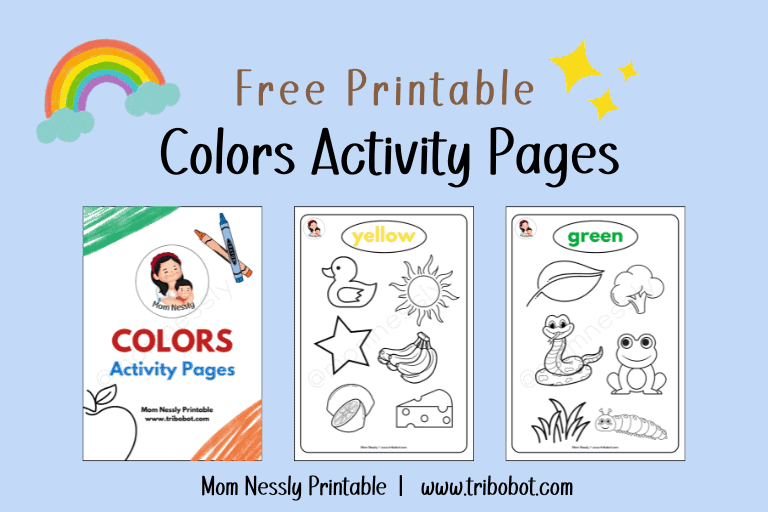 Colors Activity Pages Featured pic