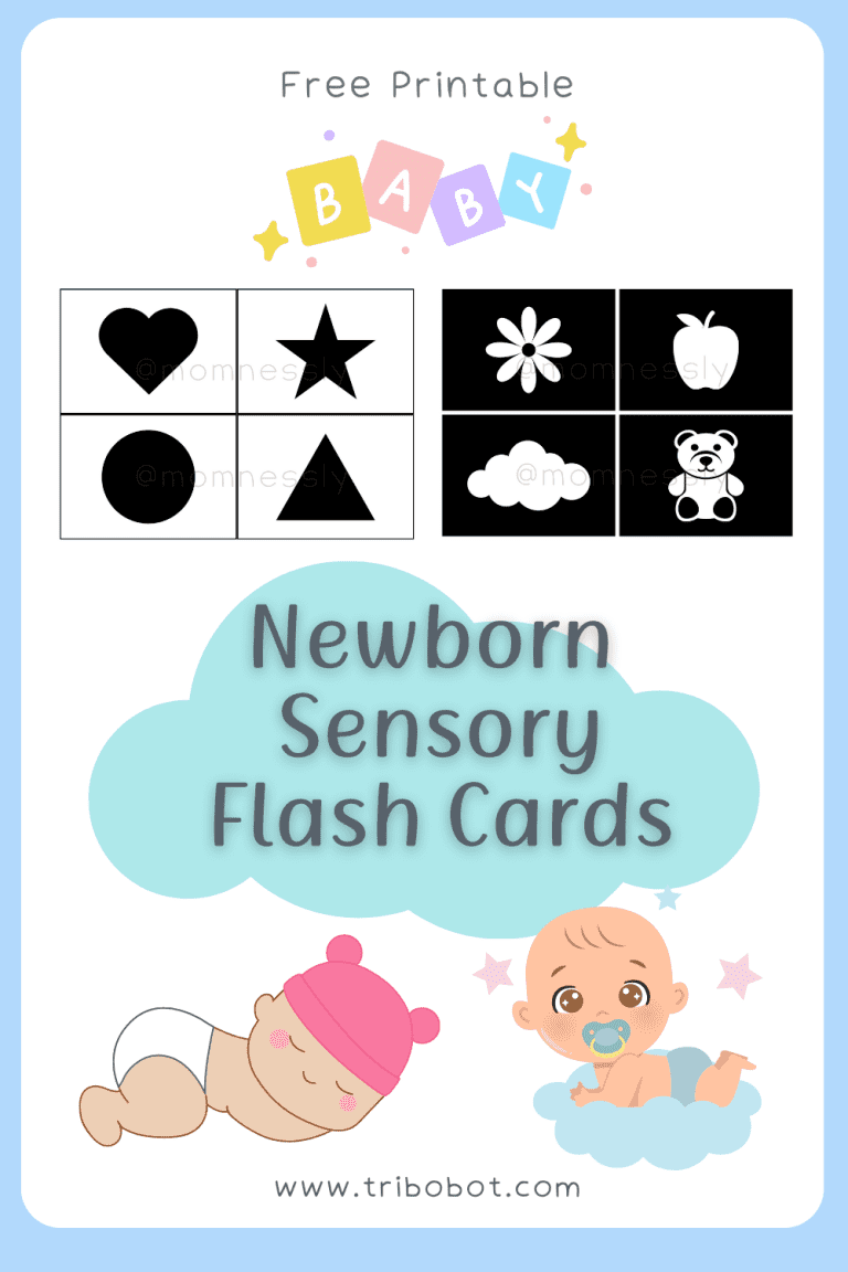 Black and White Patterns for Babies - Tribobot x Mom Nessly